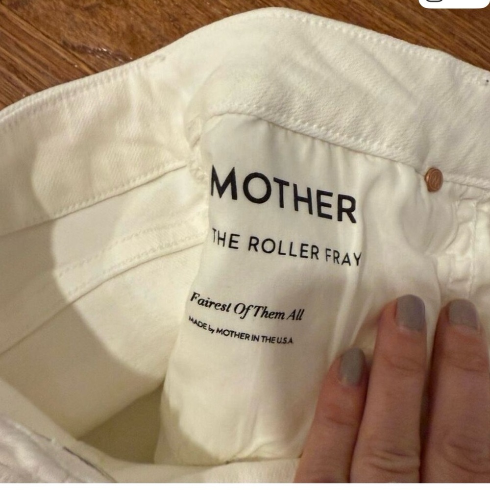 MOTHER White Flare & Wide Leg Jeans